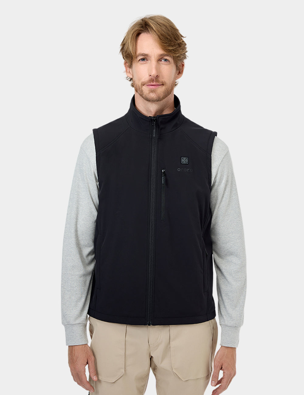 Men's Heated Softshell Vest - Lower Back Heating