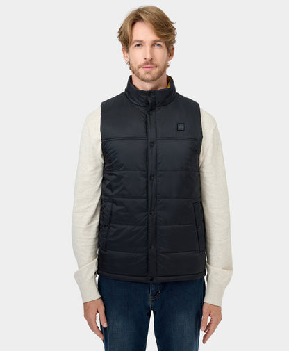 PuffLyte™ Men's Heated Lightweight Vest - Black 