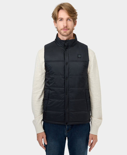 PuffLyte™ Men's Heated Lightweight Vest - Black  ,view 1