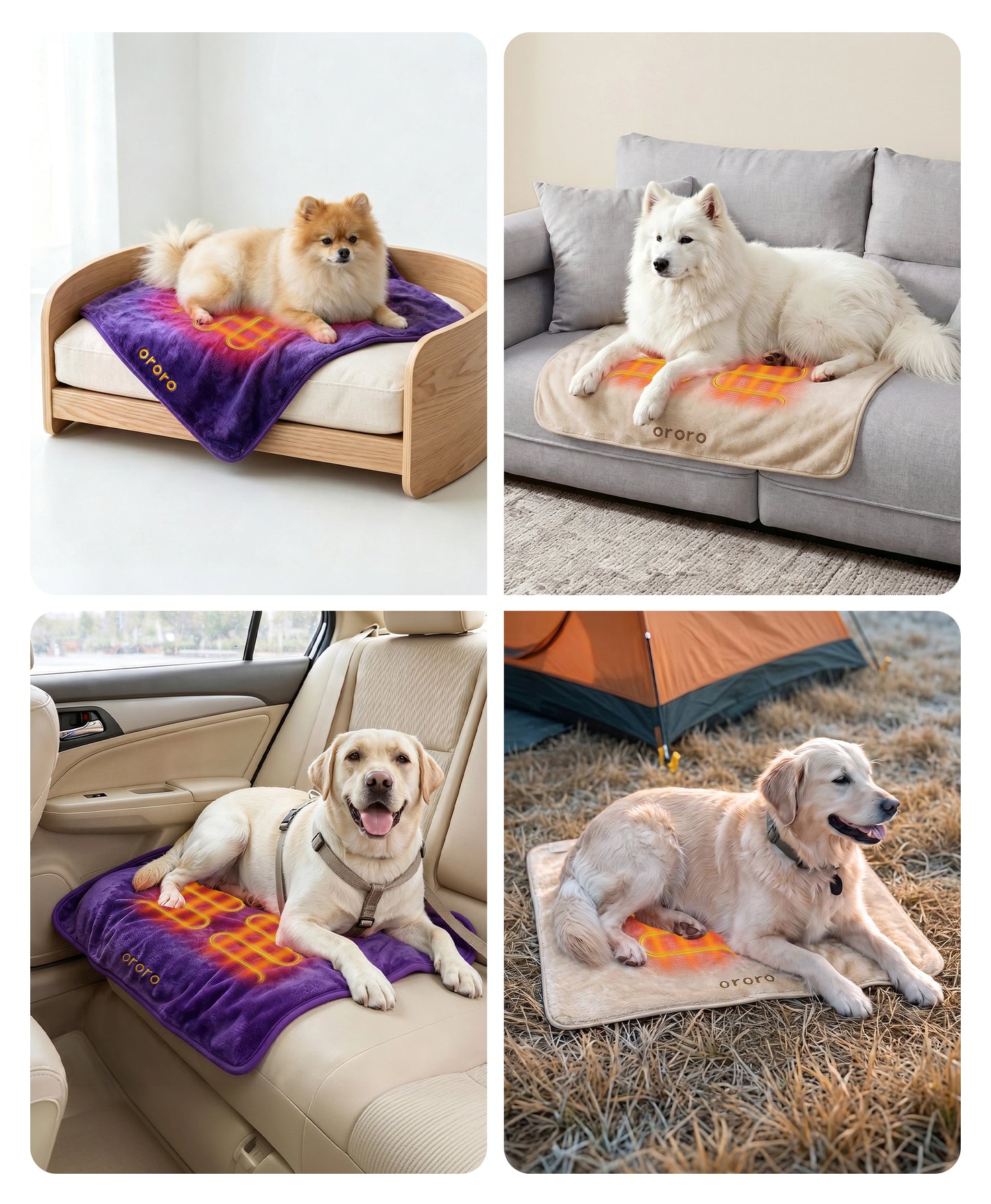 Kozzzy 2-Zone Heated Pet Blanket