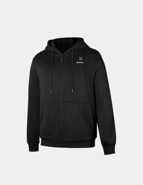 Ororo Unisex Fleece Hoodie - Black ,view 1