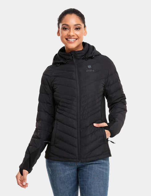 Women's Heated Down Jacket ,view 1