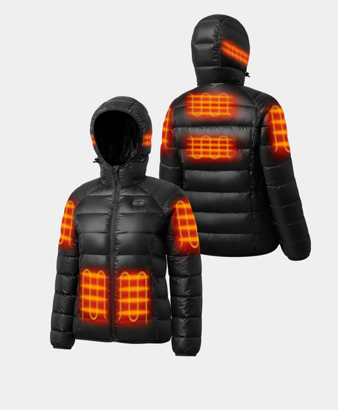 AeroPro Women's 8-Zone Packable Heated Down Jacket ,view 1