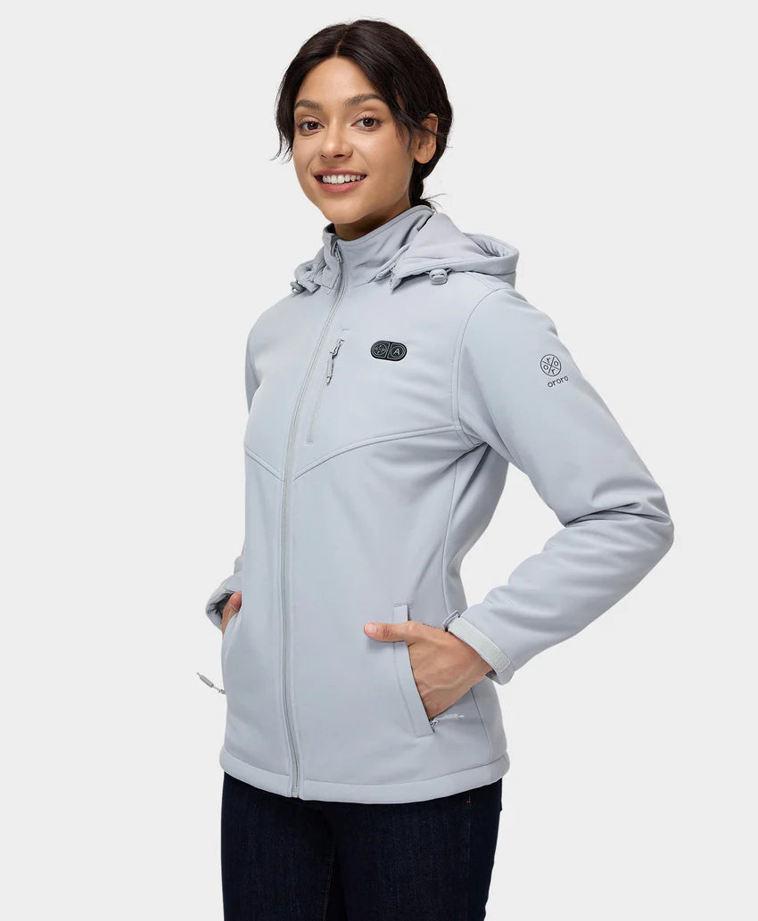 Women's Dual Control Heated Jacket with 5 Heating Zones - Pocket Heating