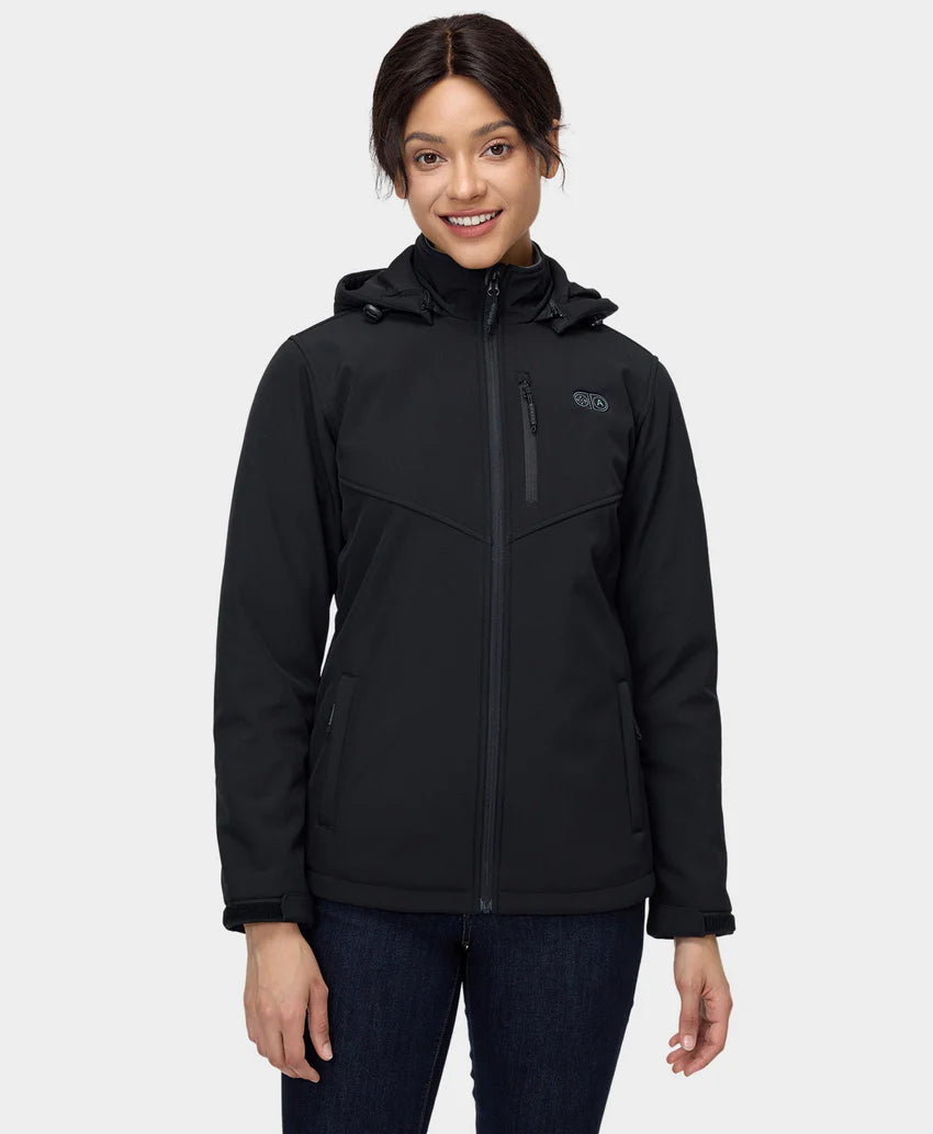 Women's Dual Control Heated Jacket with 5 Heating Zones - Pocket Heating