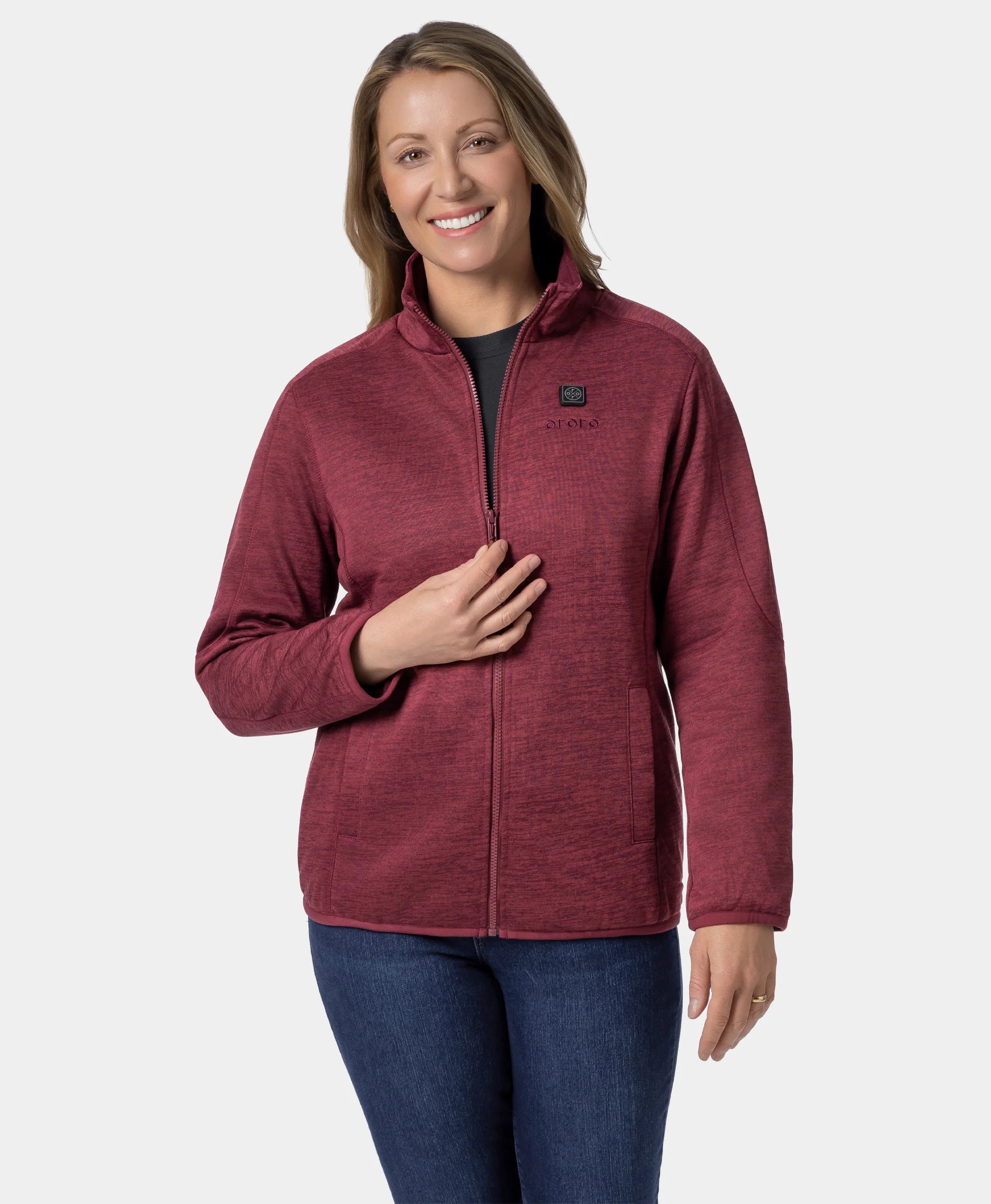 Women's Heated Full-Zip Fleece Jacket, Thumbnail 21