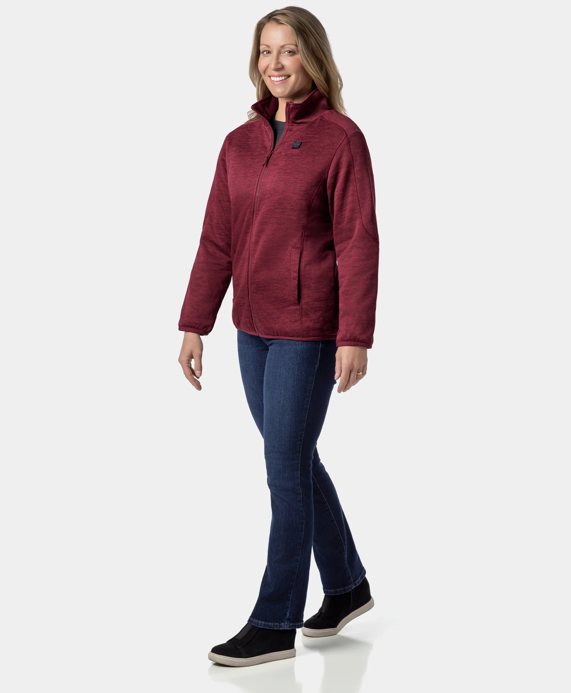 Women's Heated Full-Zip Fleece Jacket, Thumbnail 23