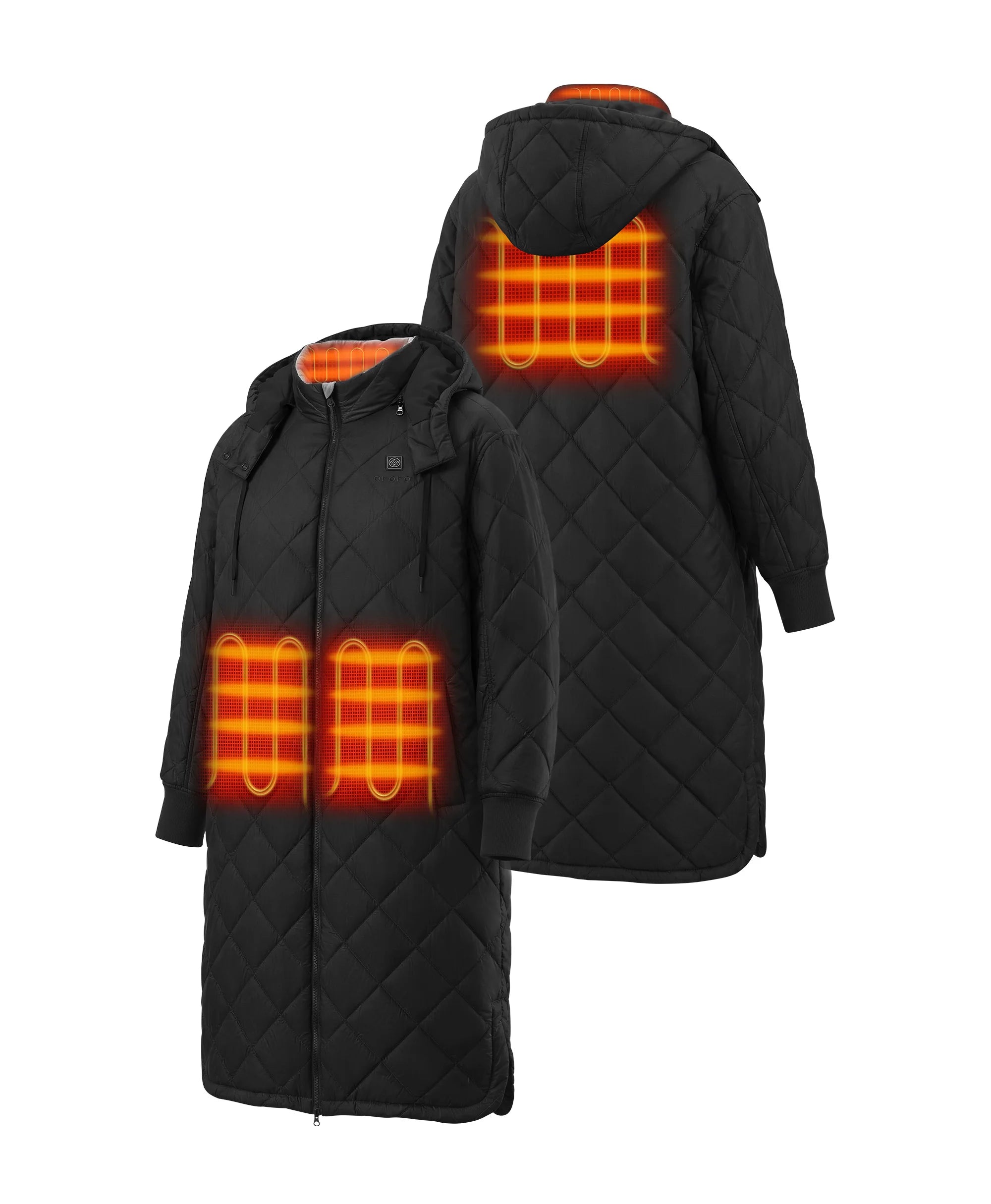 Uptown Women's Heated Parka w/ Removable Hood, Thumbnail 10