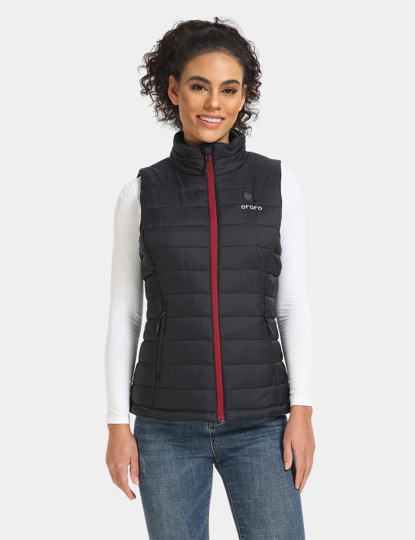 Women's Classic Heated Vest - Black, Thumbnail 4