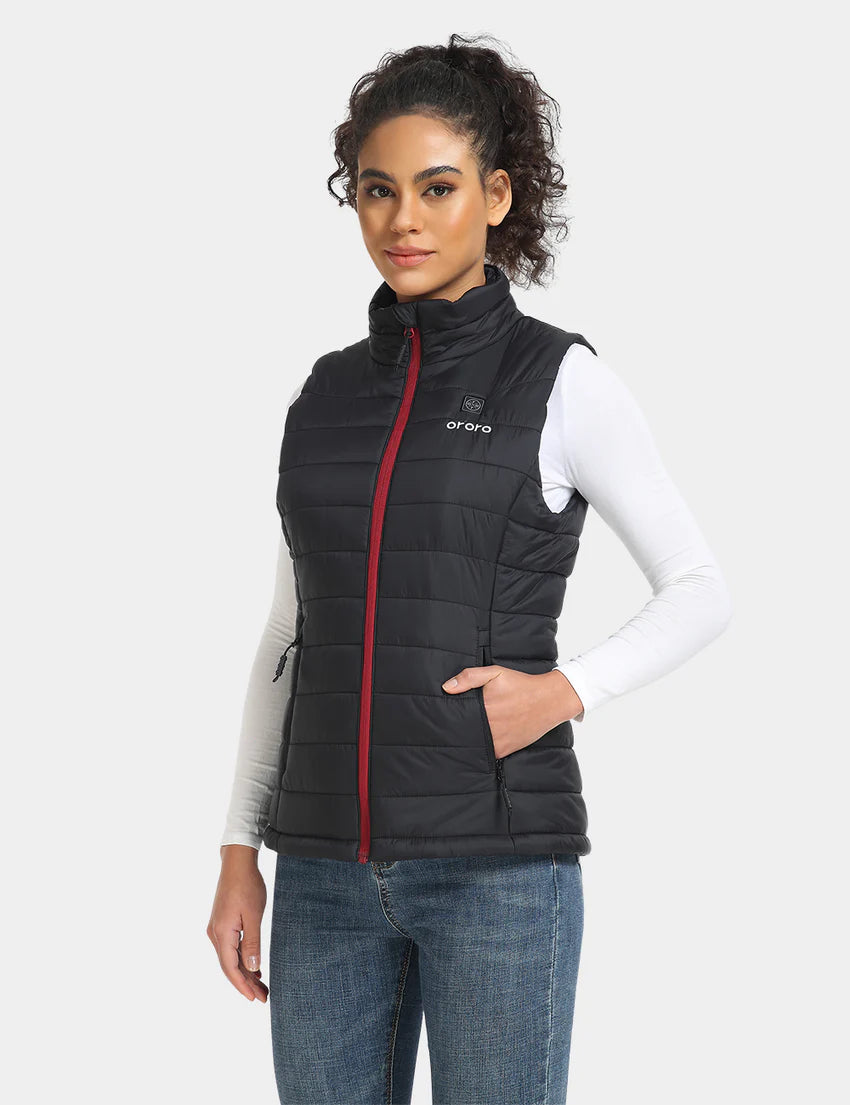 Women's Classic Heated Vest - Black, Thumbnail 3