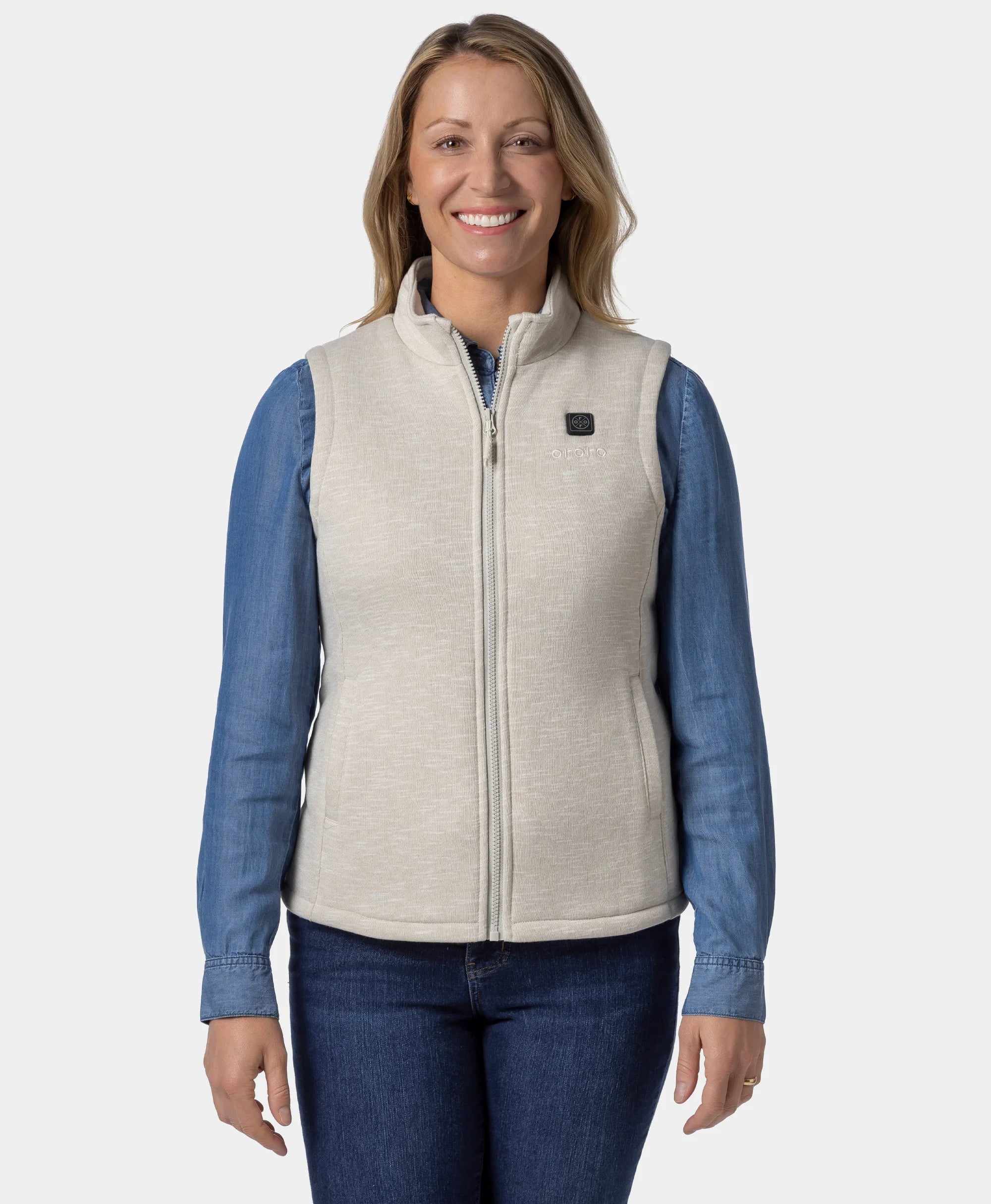 Women's Heated Fleece Vest, Thumbnail 13