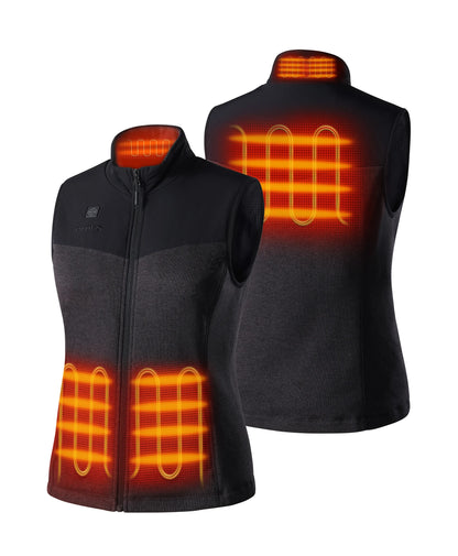FOUR(4) heating zones at pockets, collar and mid-back