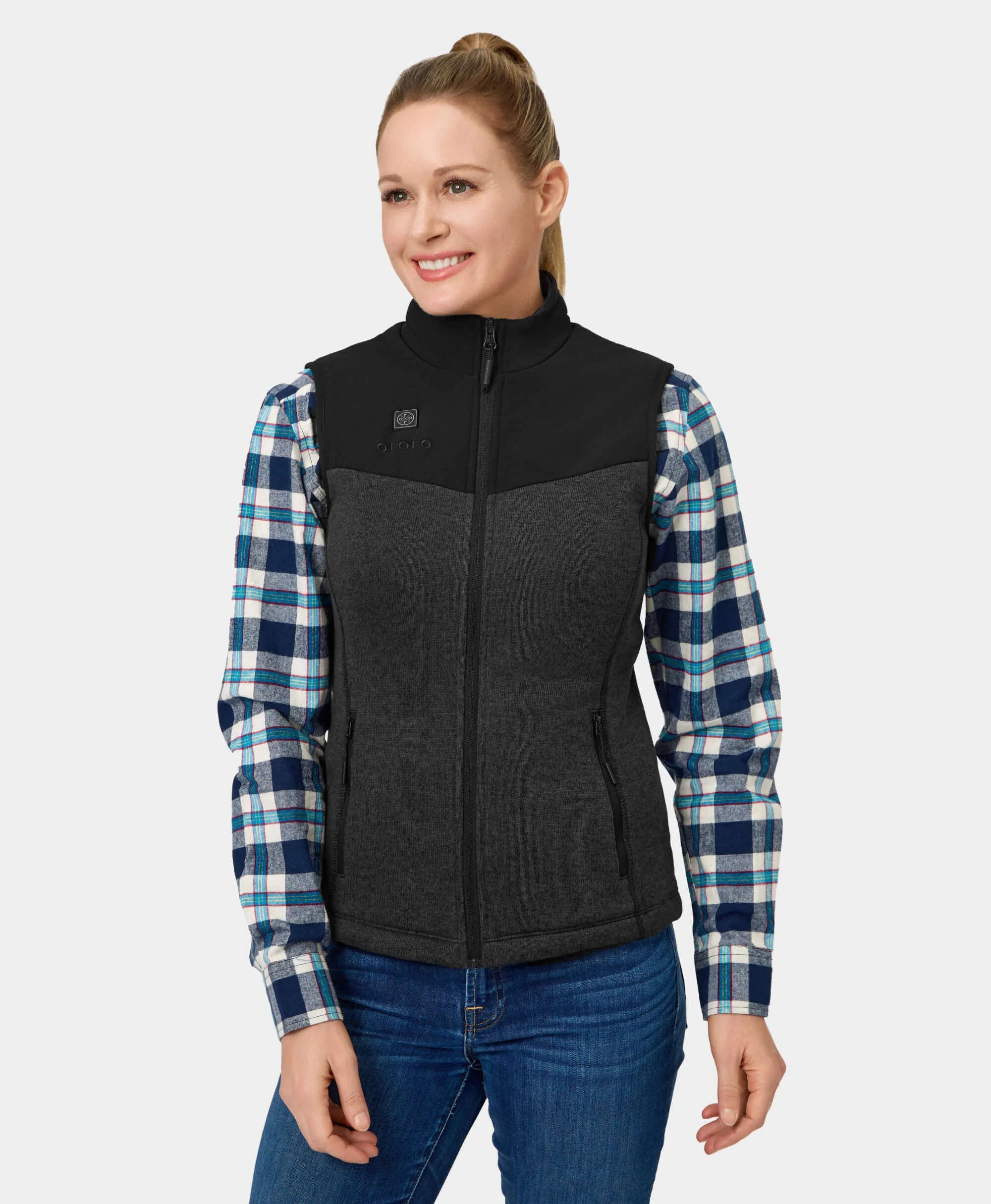 Augusta Women's Heated Sweater Fleece Vest