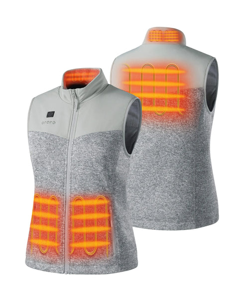 Augusta Women's Heated Sweater Fleece Vest ,view 1