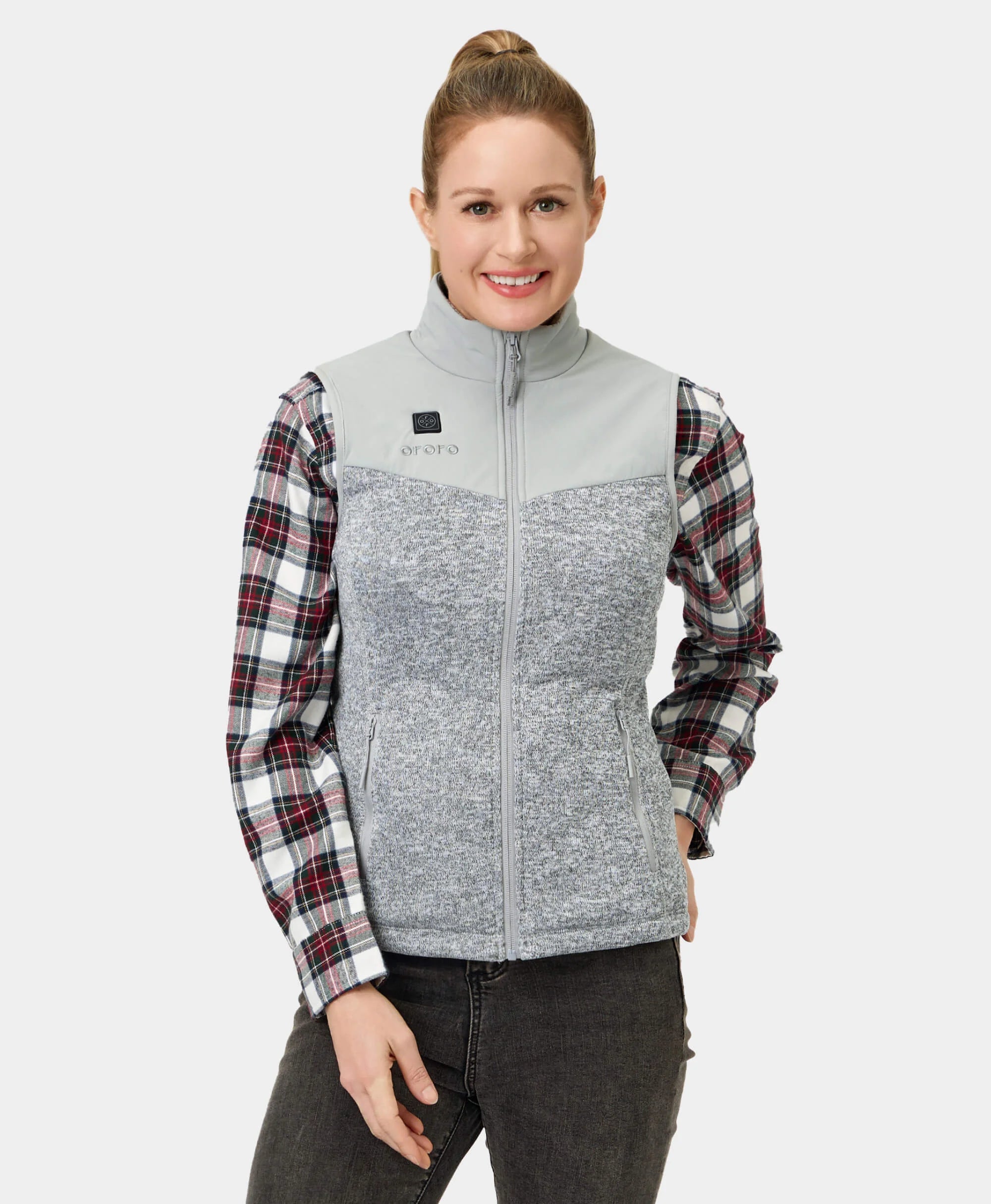 Augusta Women's Heated Sweater Fleece Vest