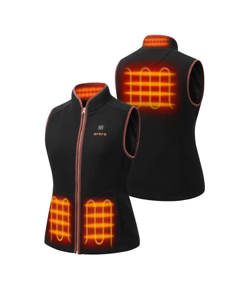Ascot Women's 4-Zone Heated Wool Vest ,view 1