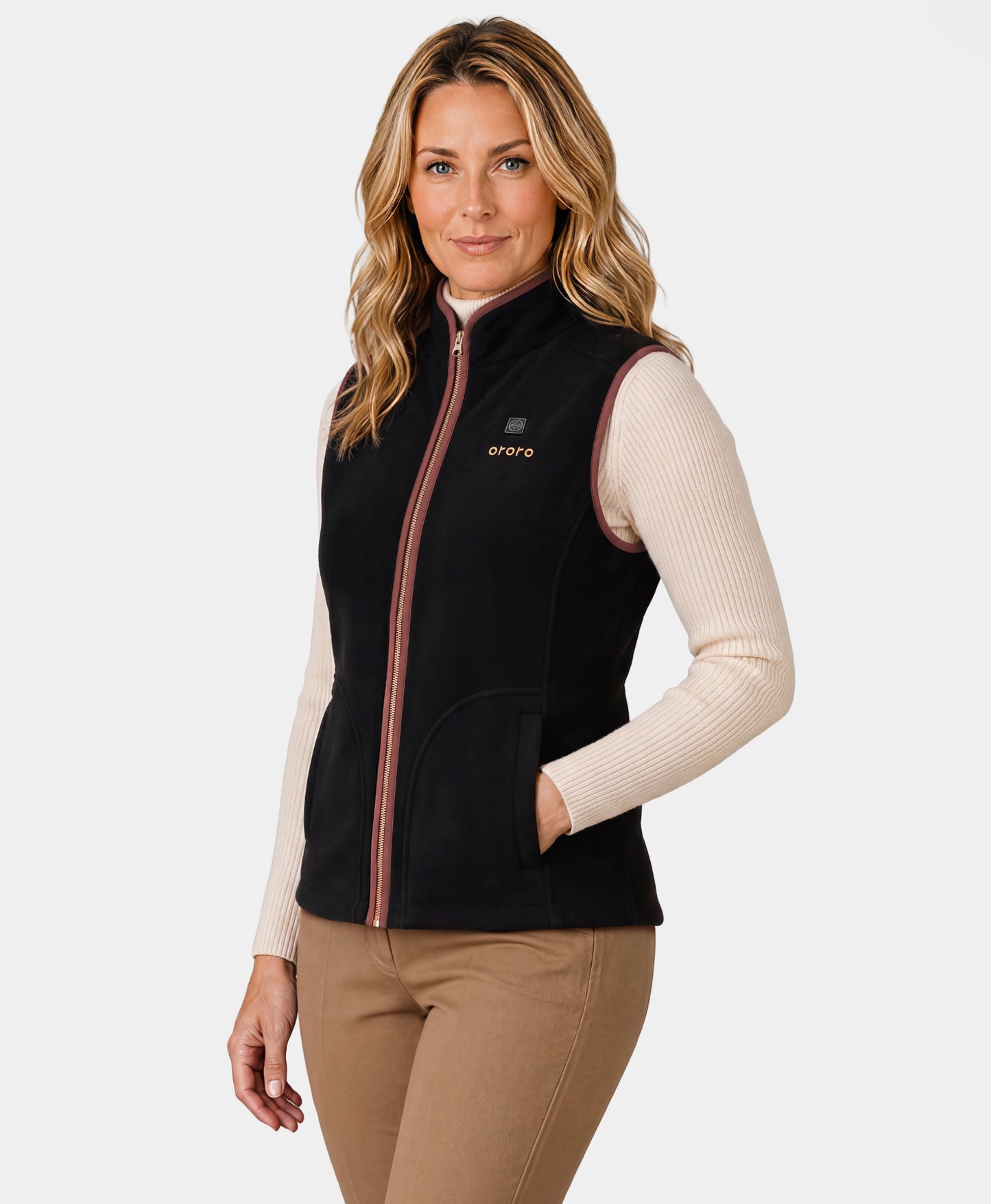 Ascot Women's 4-Zone Heated Wool Vest