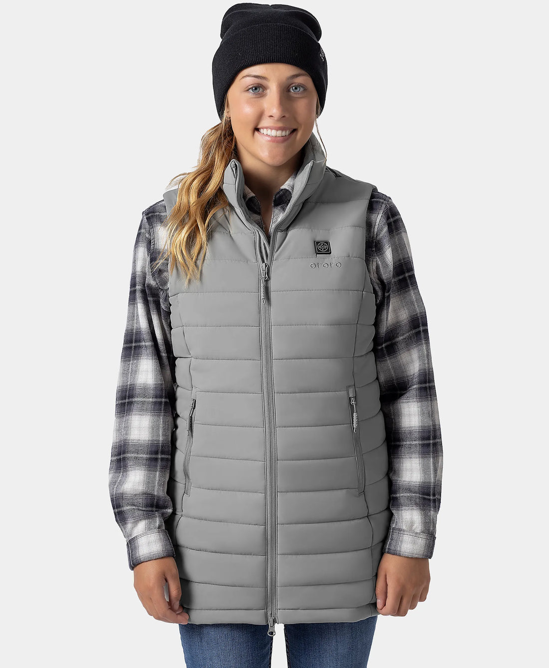 Tribeca Women's Heated Long Puffer Vest, Thumbnail 41