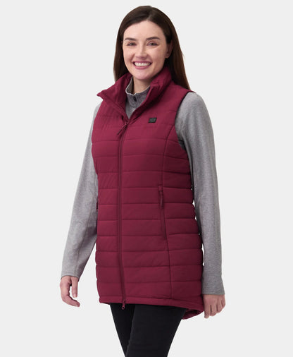 Tribeca Women's Heated Long Puffer Vest