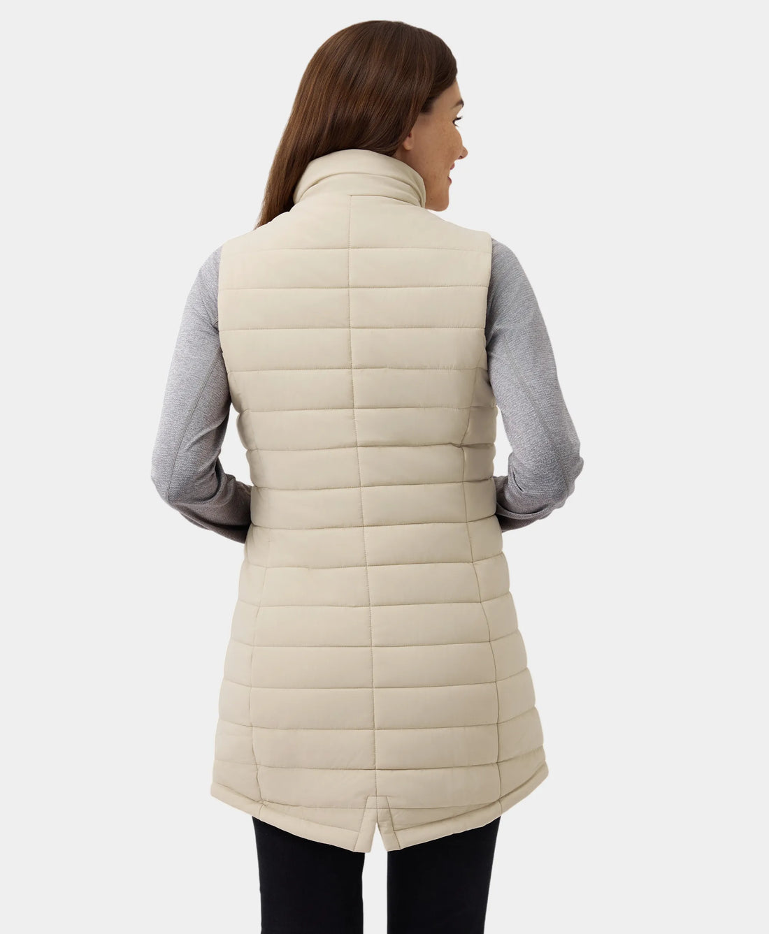Tribeca Women's Heated Long Puffer Vest, Thumbnail 66
