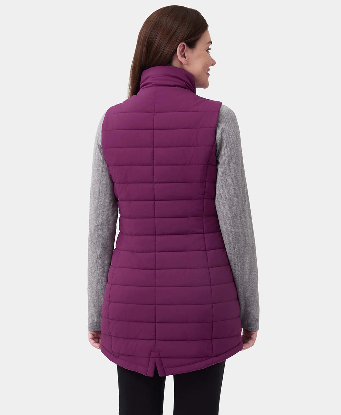 Tribeca Women's Heated Long Puffer Vest, Thumbnail 78