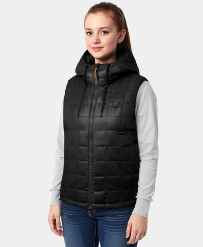 PuffLyte Women's Junior 4-Zone Hooded Heated Vest
