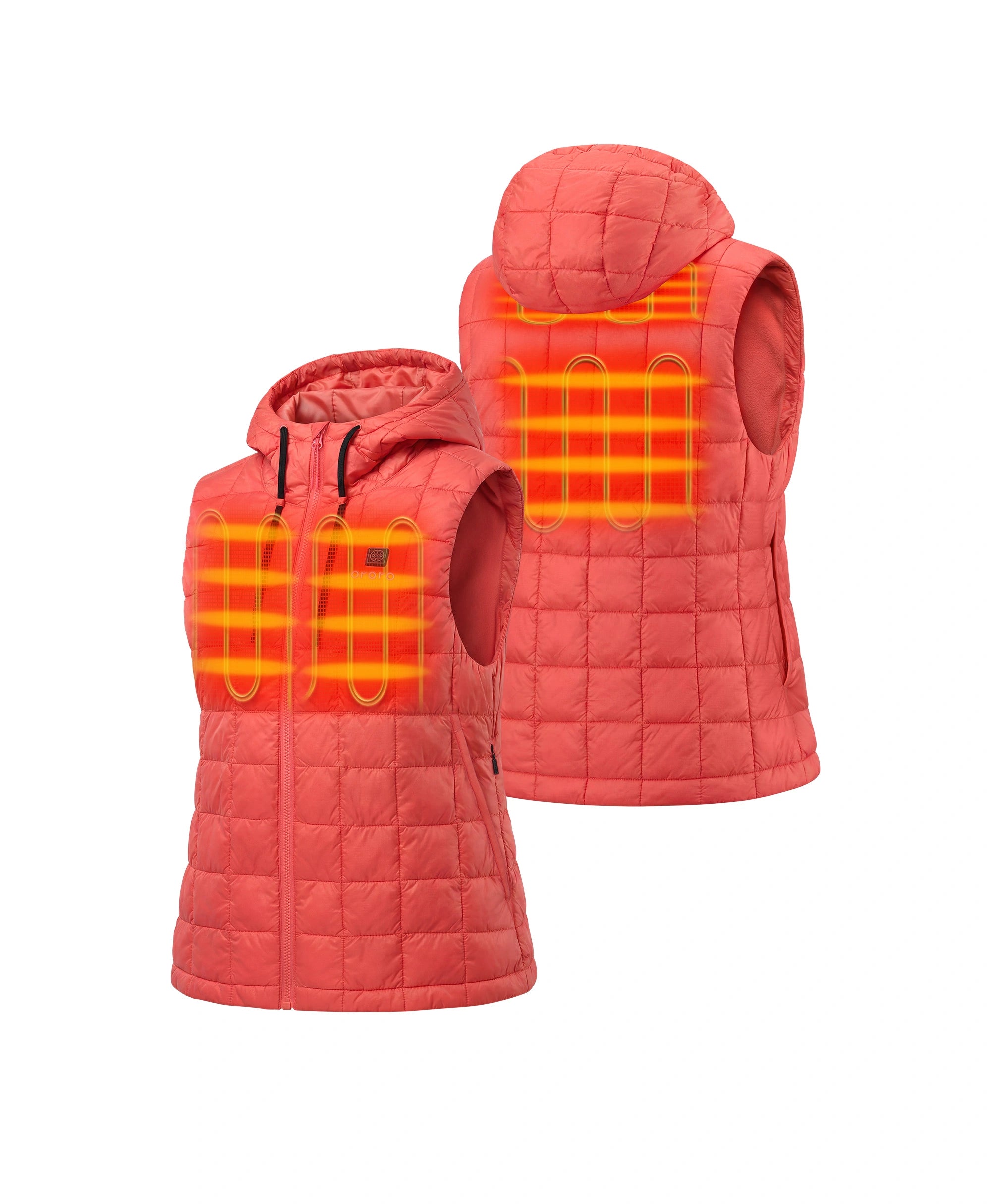 PuffLyte Women’s 4-Zone Hooded Heated Vest, Thumbnail 1
