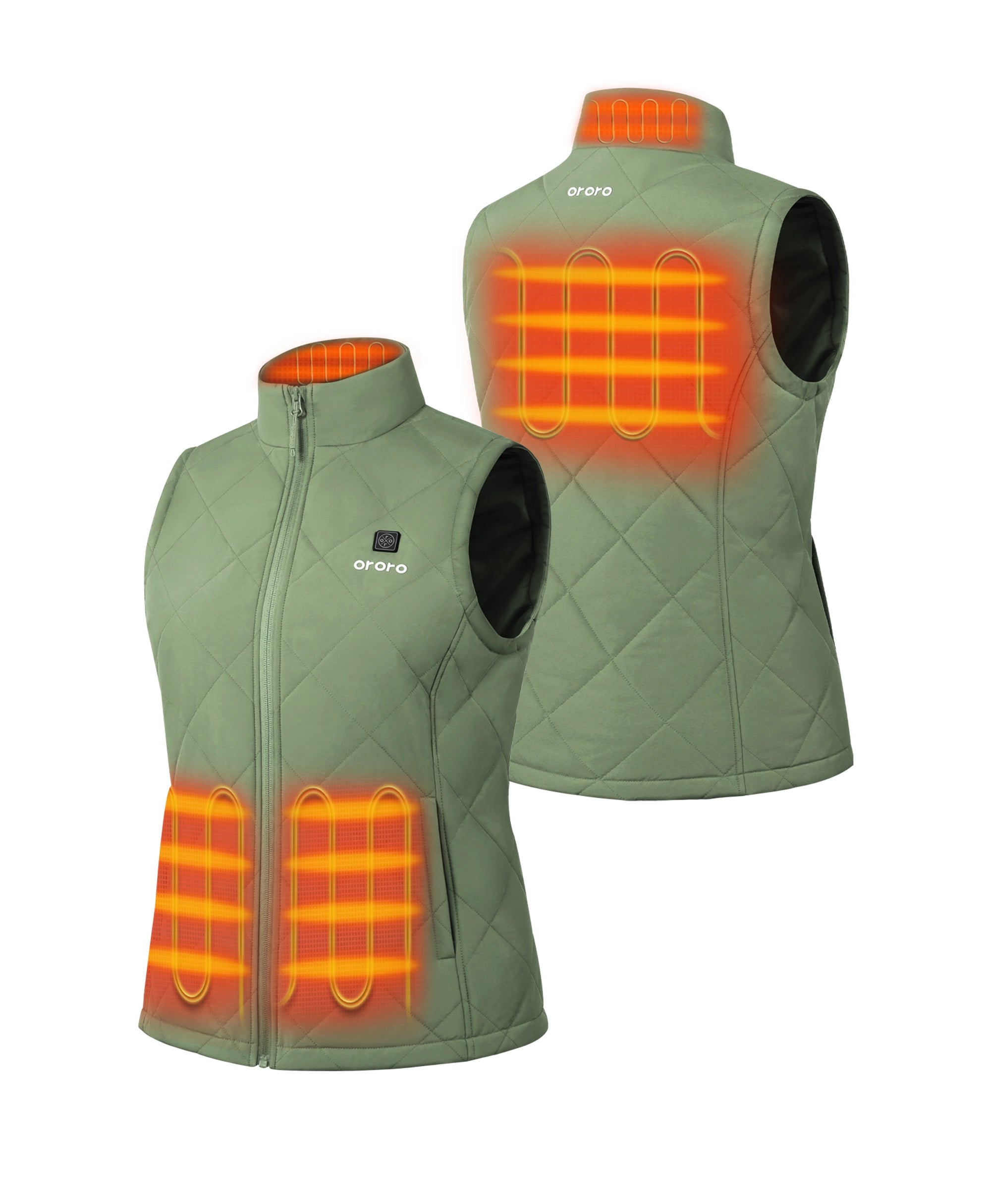 Women's Heated Quilted Vest - New Colours, Thumbnail 38