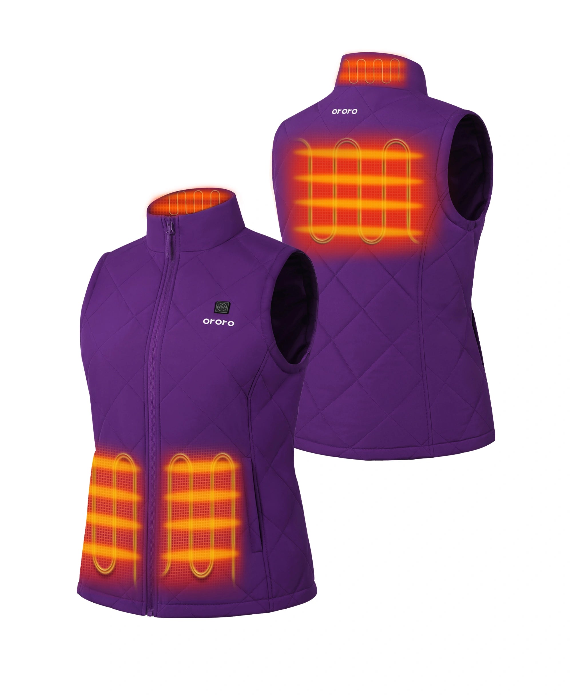 Women's Heated Quilted Vest - New Colours, Thumbnail 32