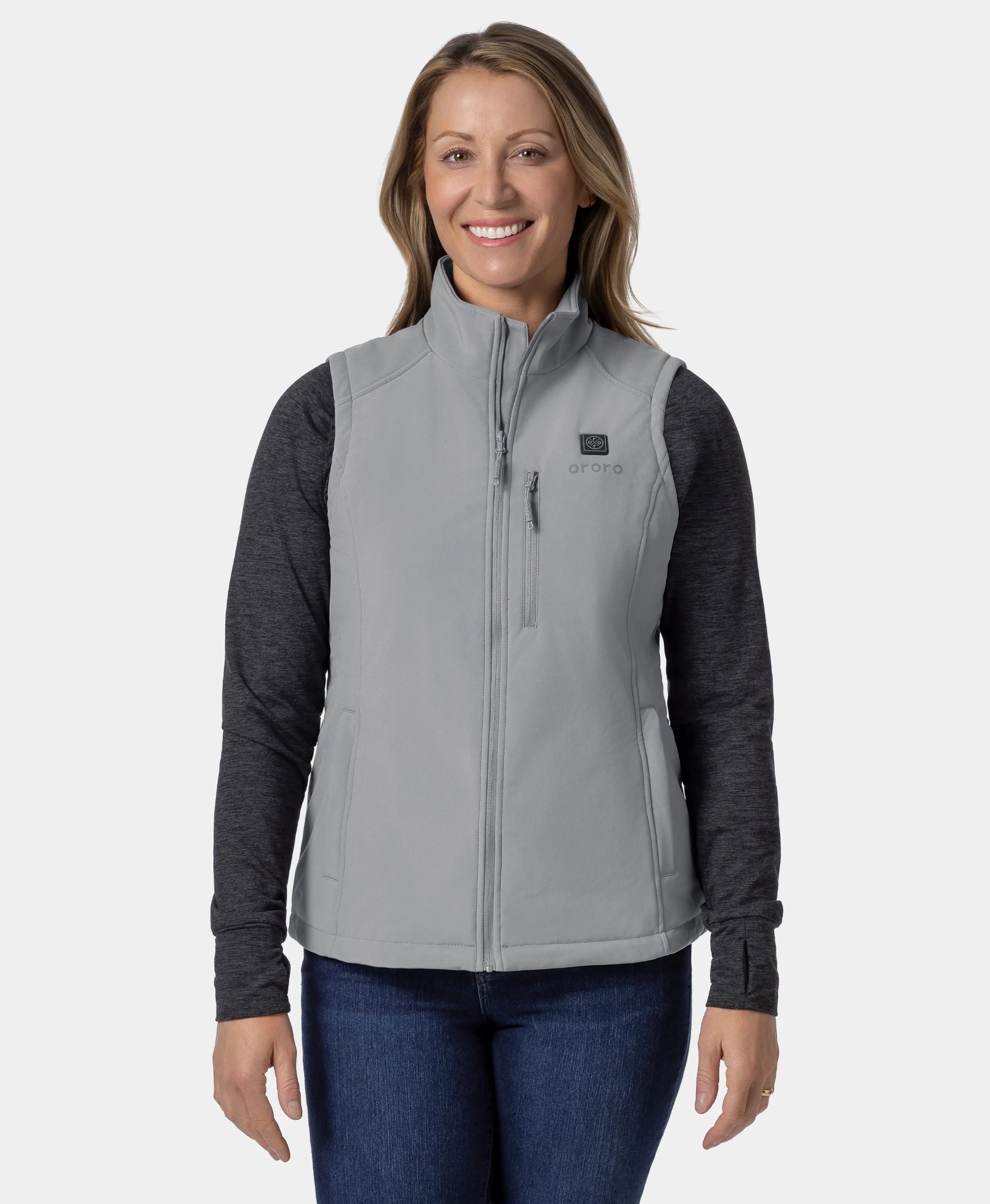 Women's Heated Softshell Vest - Lower Back Heating, Thumbnail 5