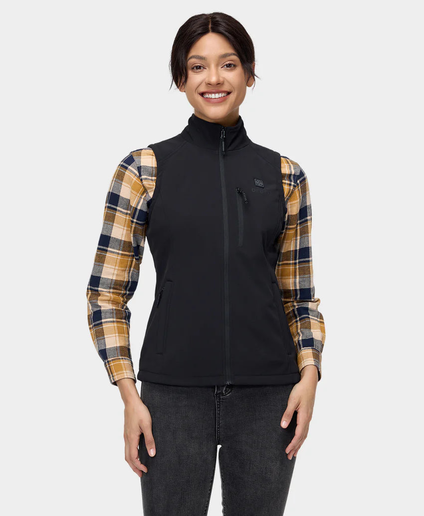 Women's Heated Softshell Vest - Lower Back Heating, Thumbnail 13