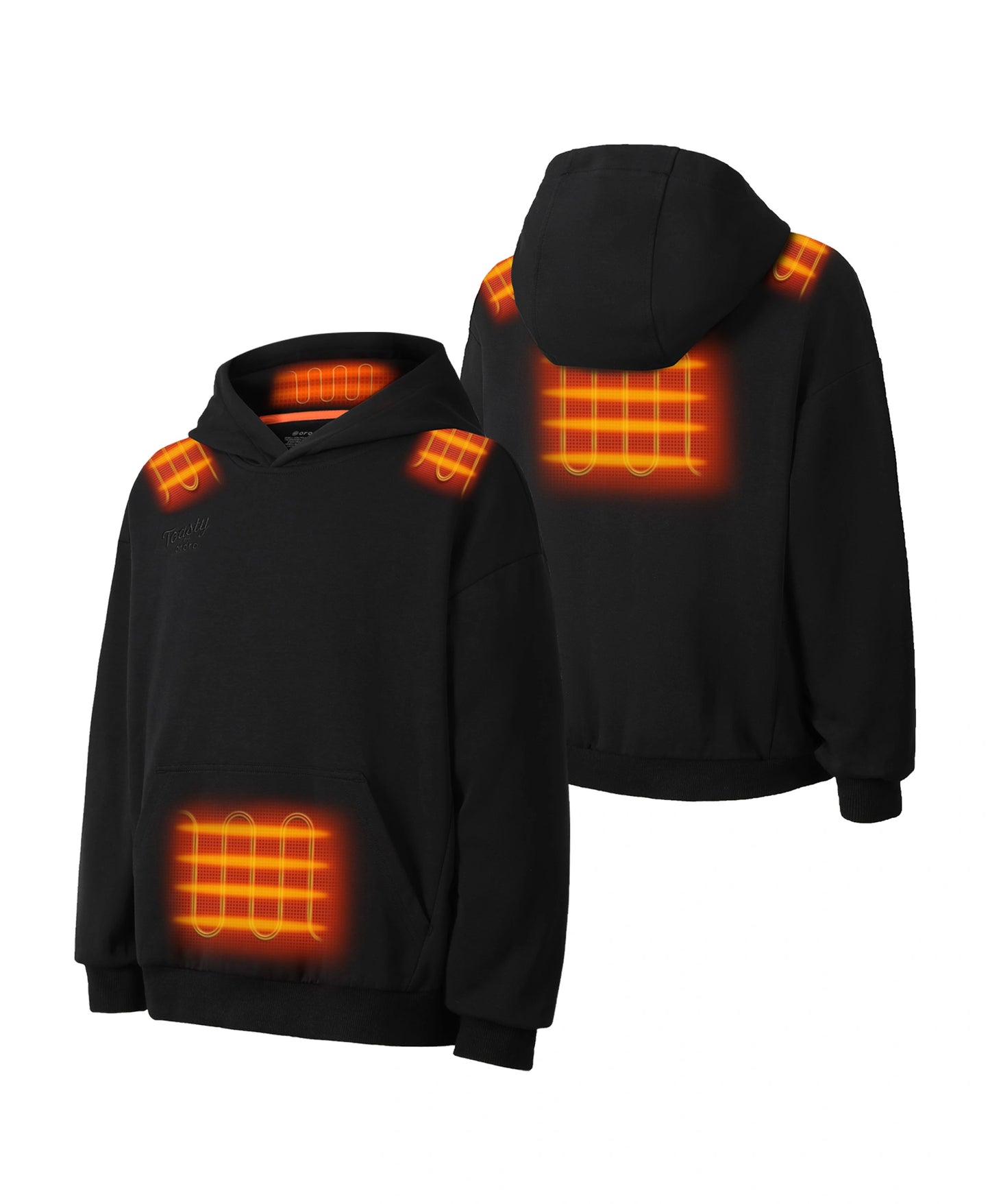 Toasty Kids' 5-Zone Heated Pullover Hoodie
