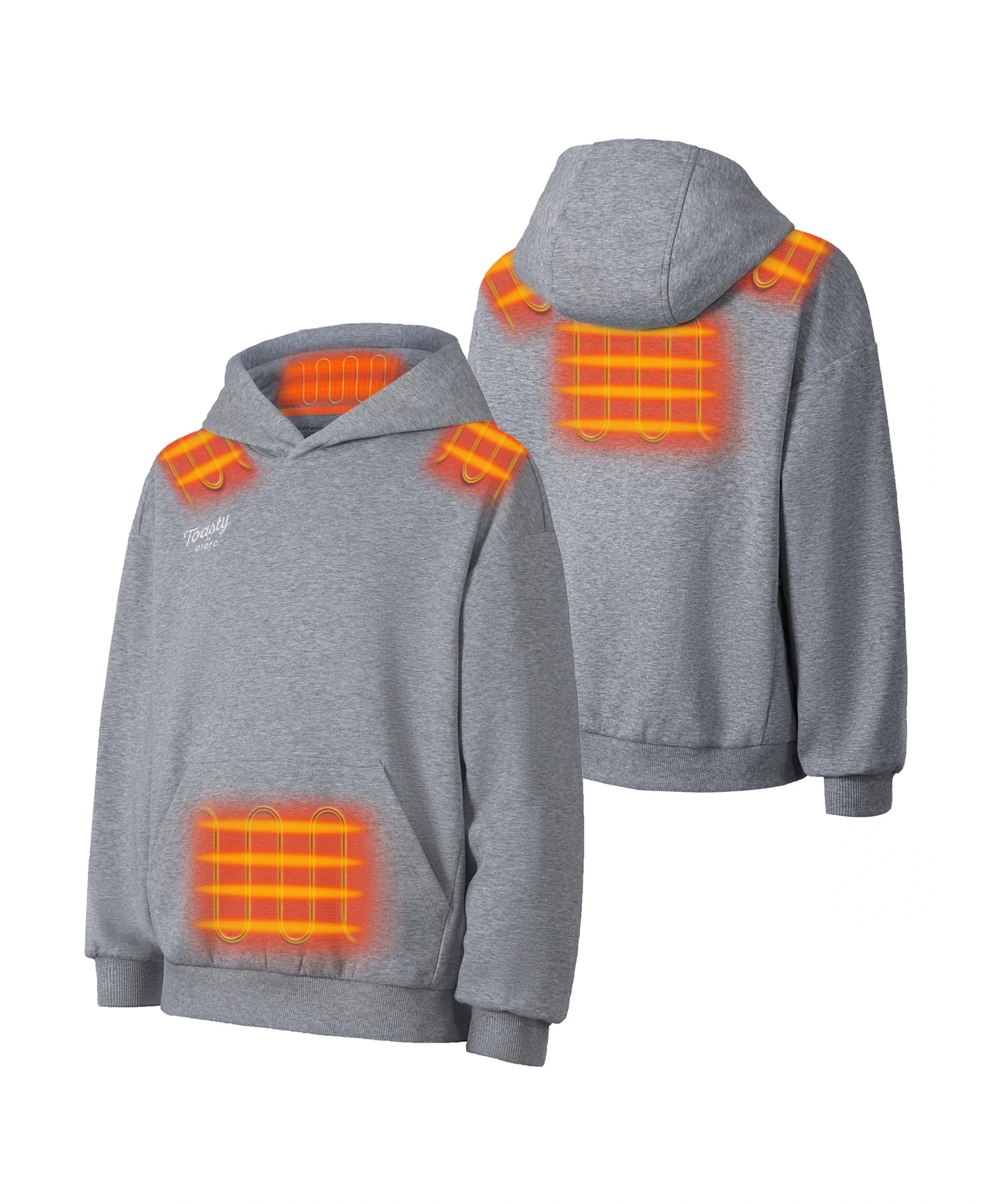 Toasty Kids' 5-Zone Heated Pullover Hoodie, Thumbnail 1