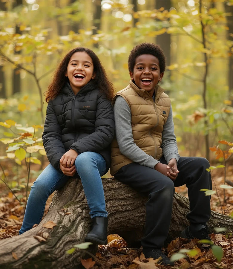 Kids' 4-Zone Heated Lightweight Puffer Jacket