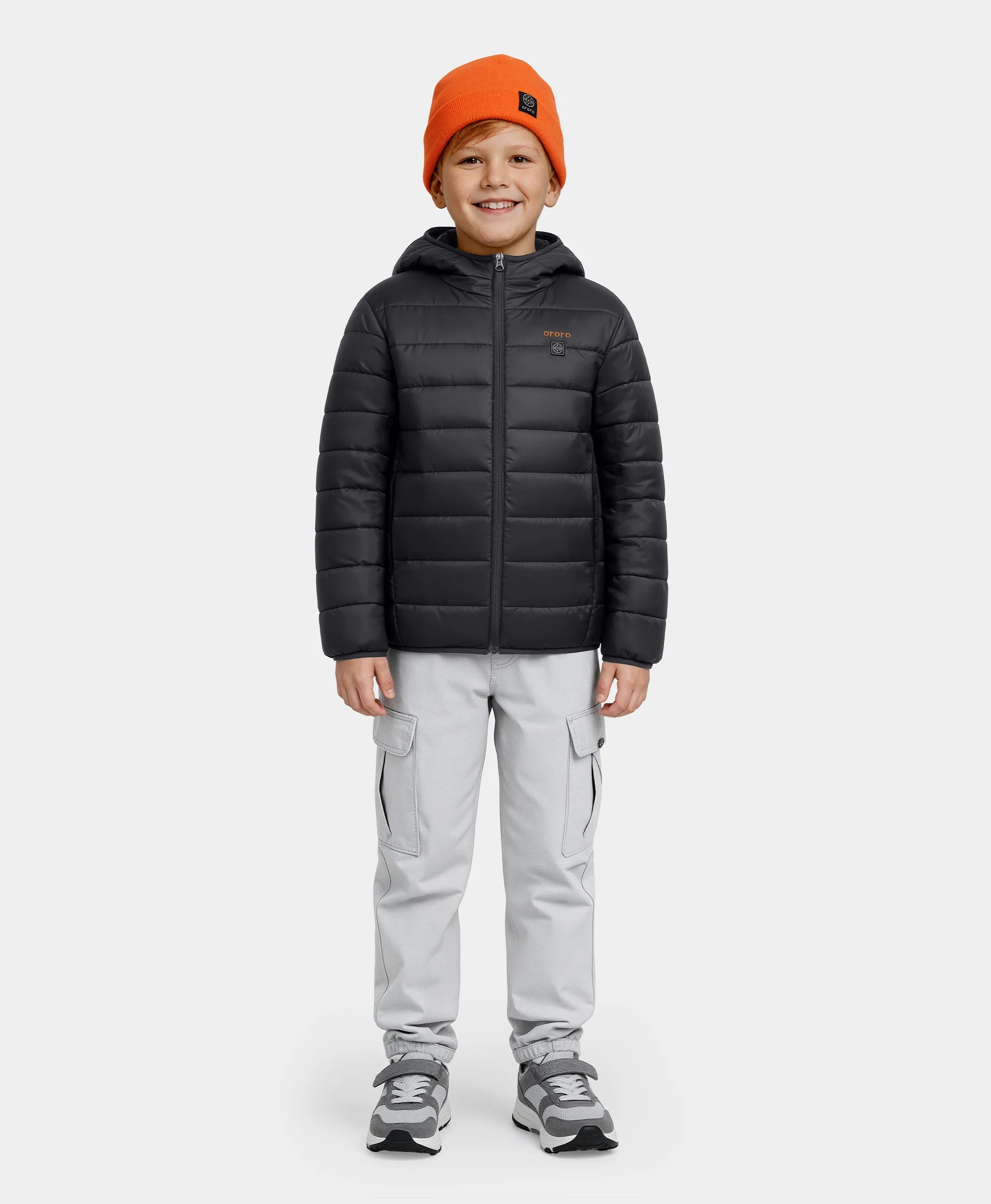 Kids' 4-Zone Heated Lightweight Puffer Jacket, Thumbnail 3