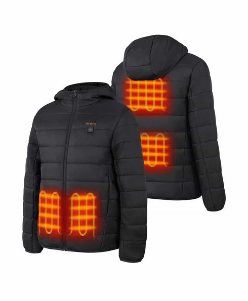 Kids' 4-Zone Heated Lightweight Puffer Jacket ,view 1