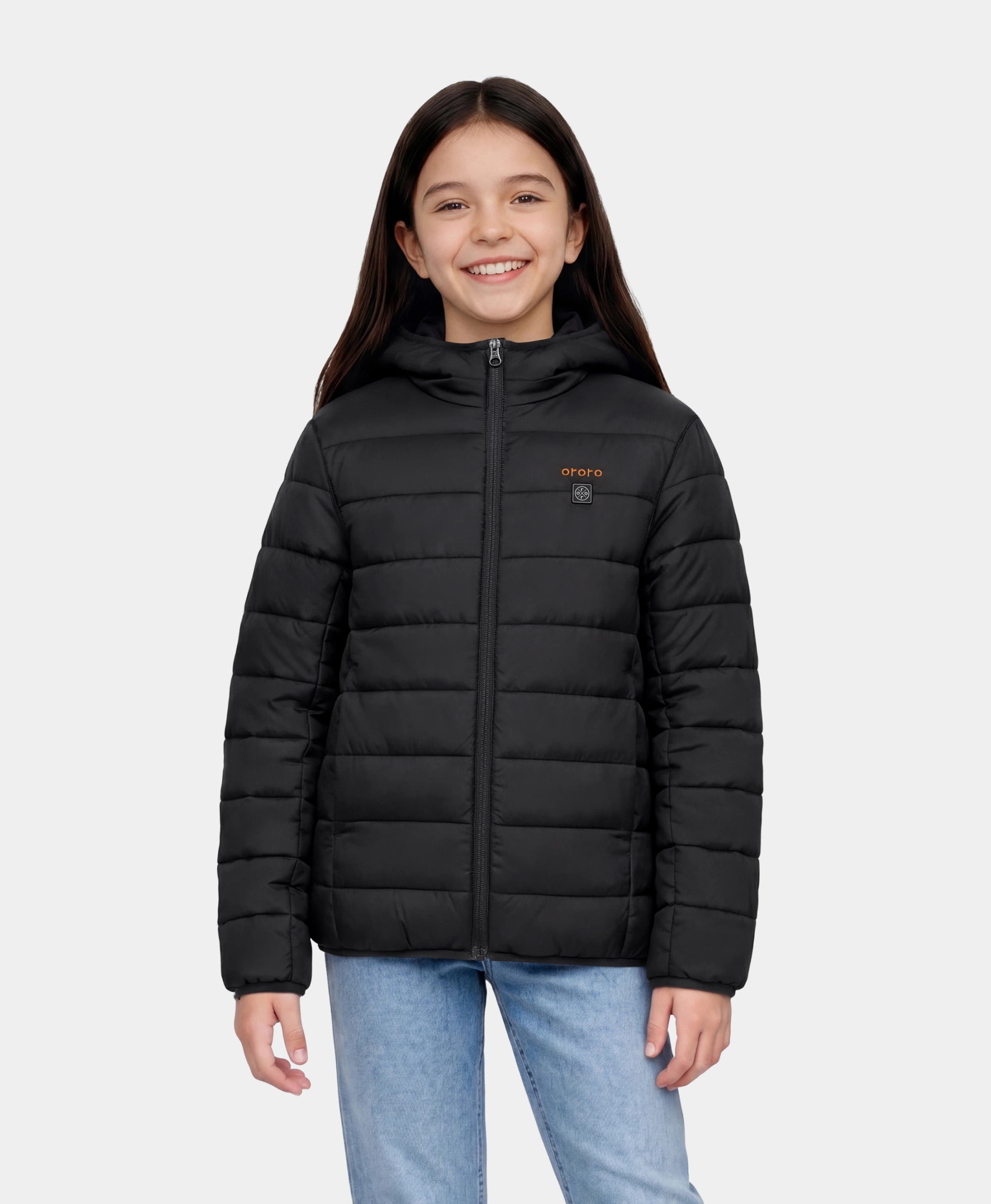 Kids' 4-Zone Heated Lightweight Puffer Jacket, Thumbnail 7