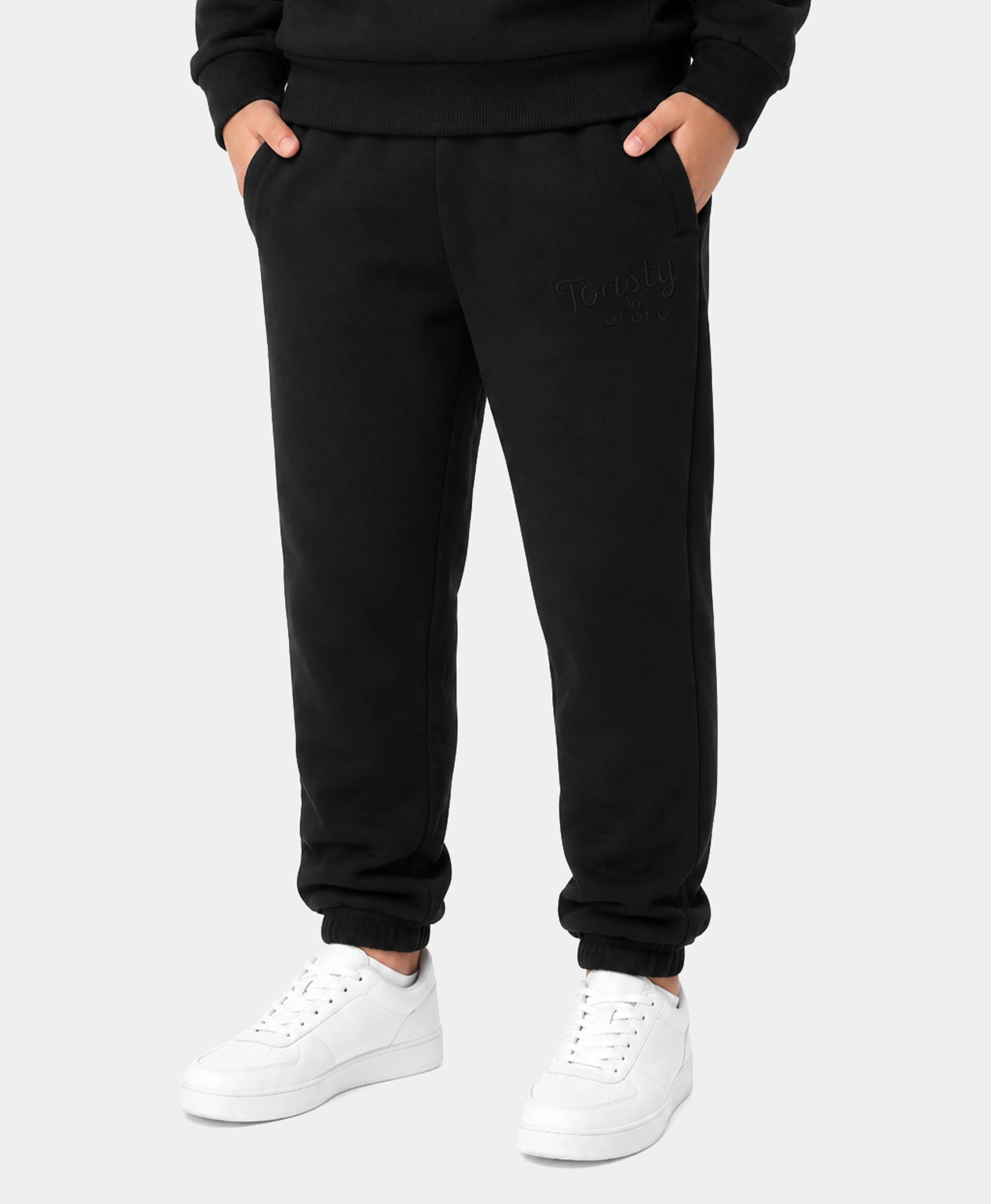 Toasty Kids' 3-Zone Heated Fleece Sweatpants, Thumbnail 9