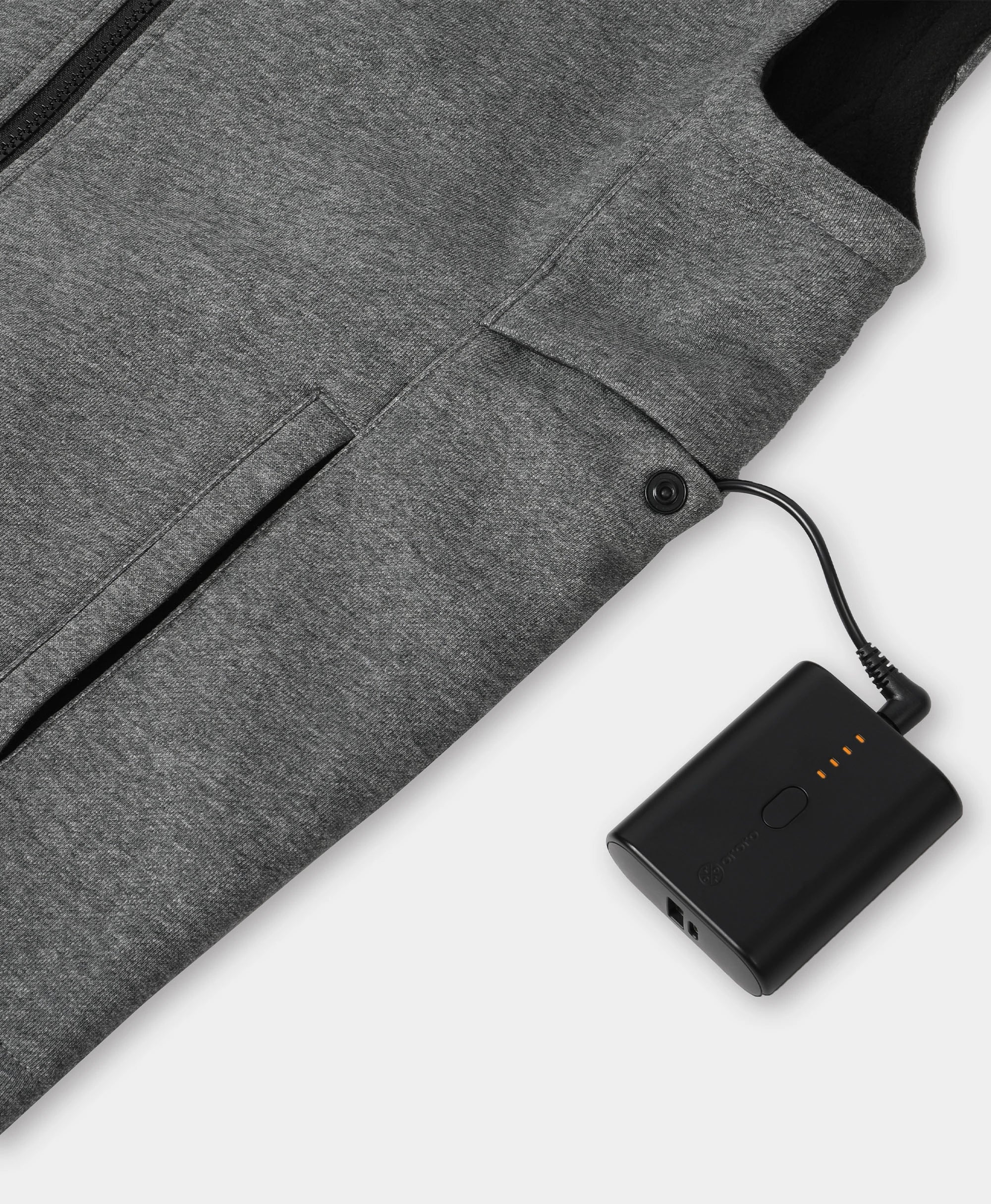 Kids' 4-Zone Heated Fleece Vest, Thumbnail 5