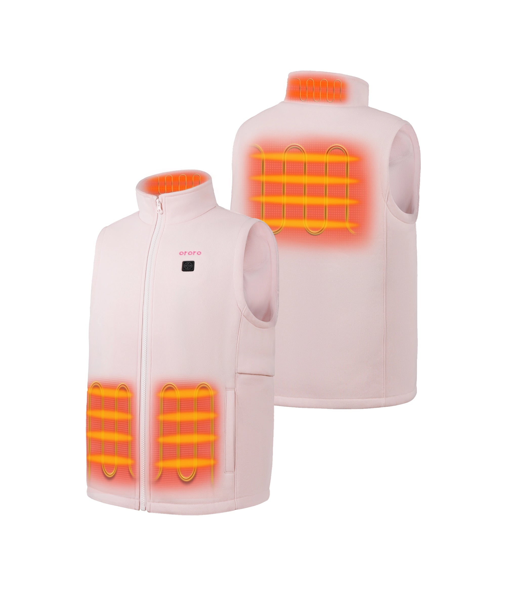 Kids' 4-Zone Heated Fleece Vest, Thumbnail 7