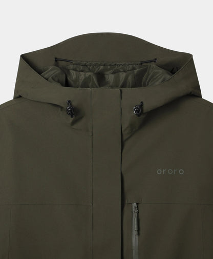 River Ridge Men’s 3-in-1 Heated Jacket with Fleece Liner