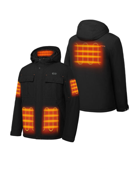 SureWarm® Missoula Core Men's 6-Zone Heated Jacket ,view 1
