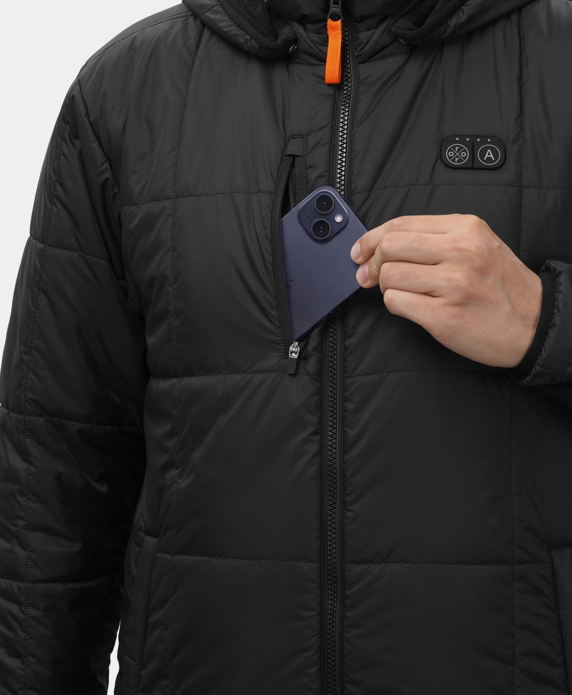 Overland Men's 7-Zone Heated Box Quilted Jacket with Heated Hood, Thumbnail 8