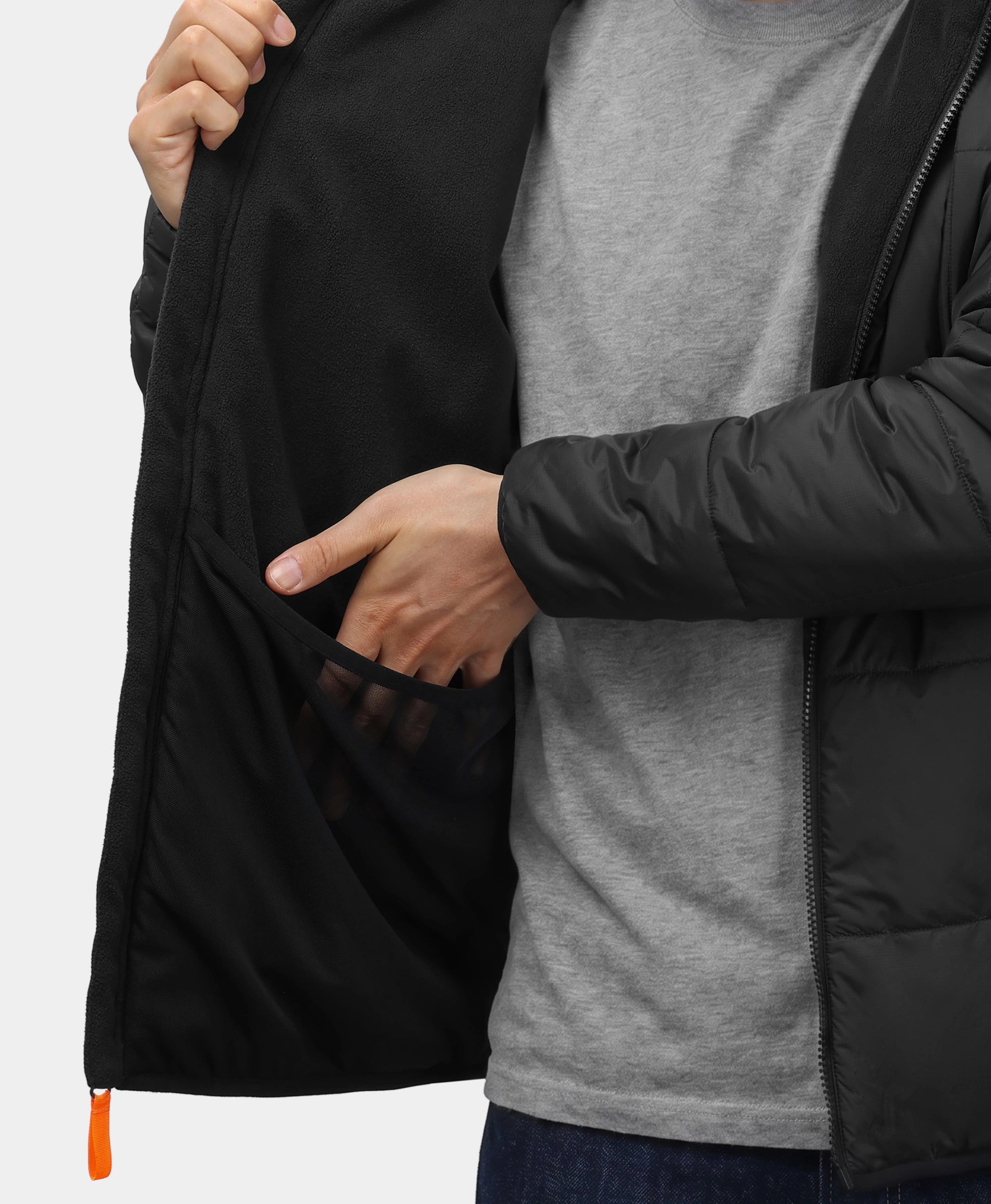 Overland Men's 7-Zone Heated Box Quilted Jacket with Heated Hood, Thumbnail 6