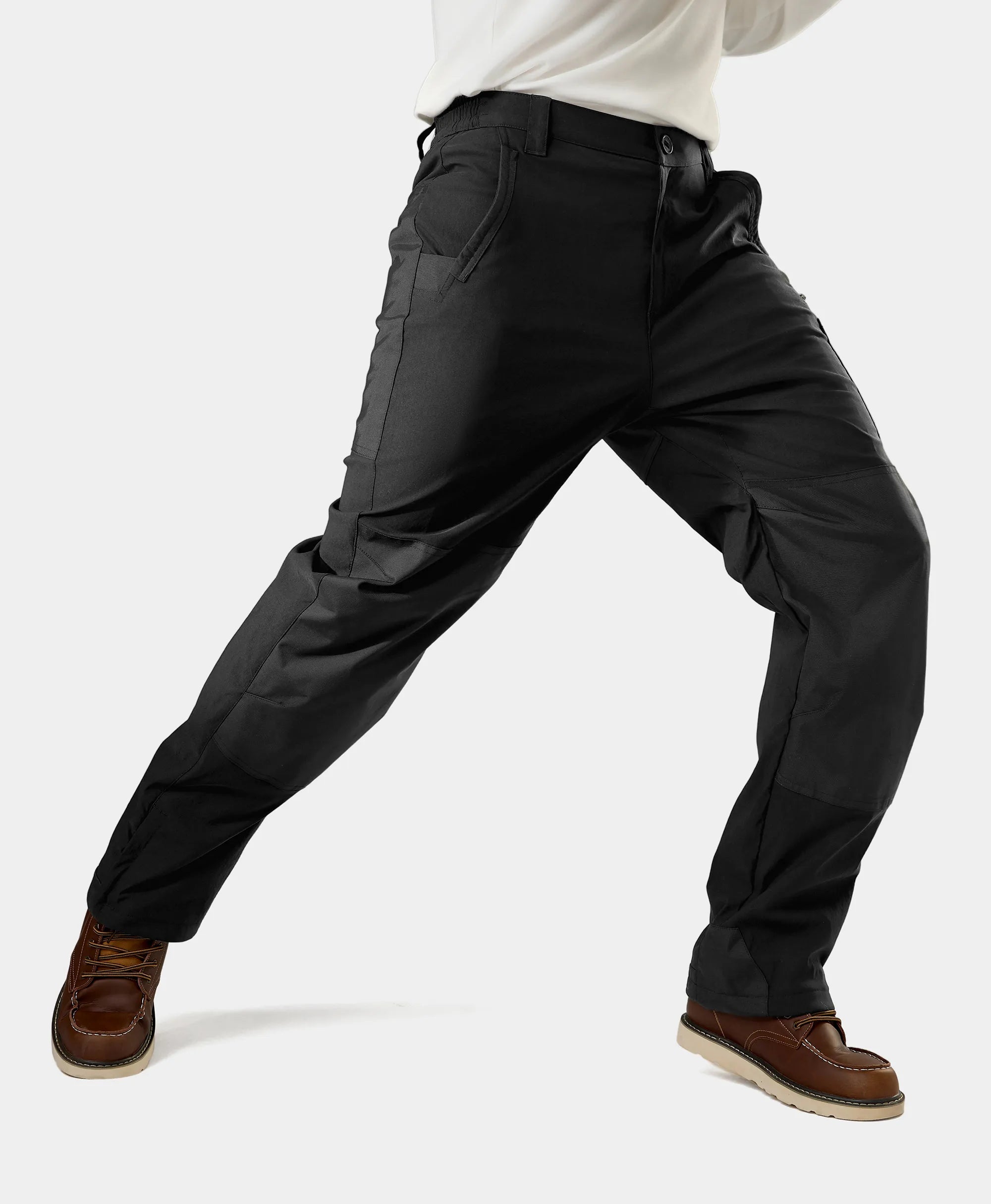 Bristol Men's Heated Utility Fleece Lined Pants, Thumbnail 4