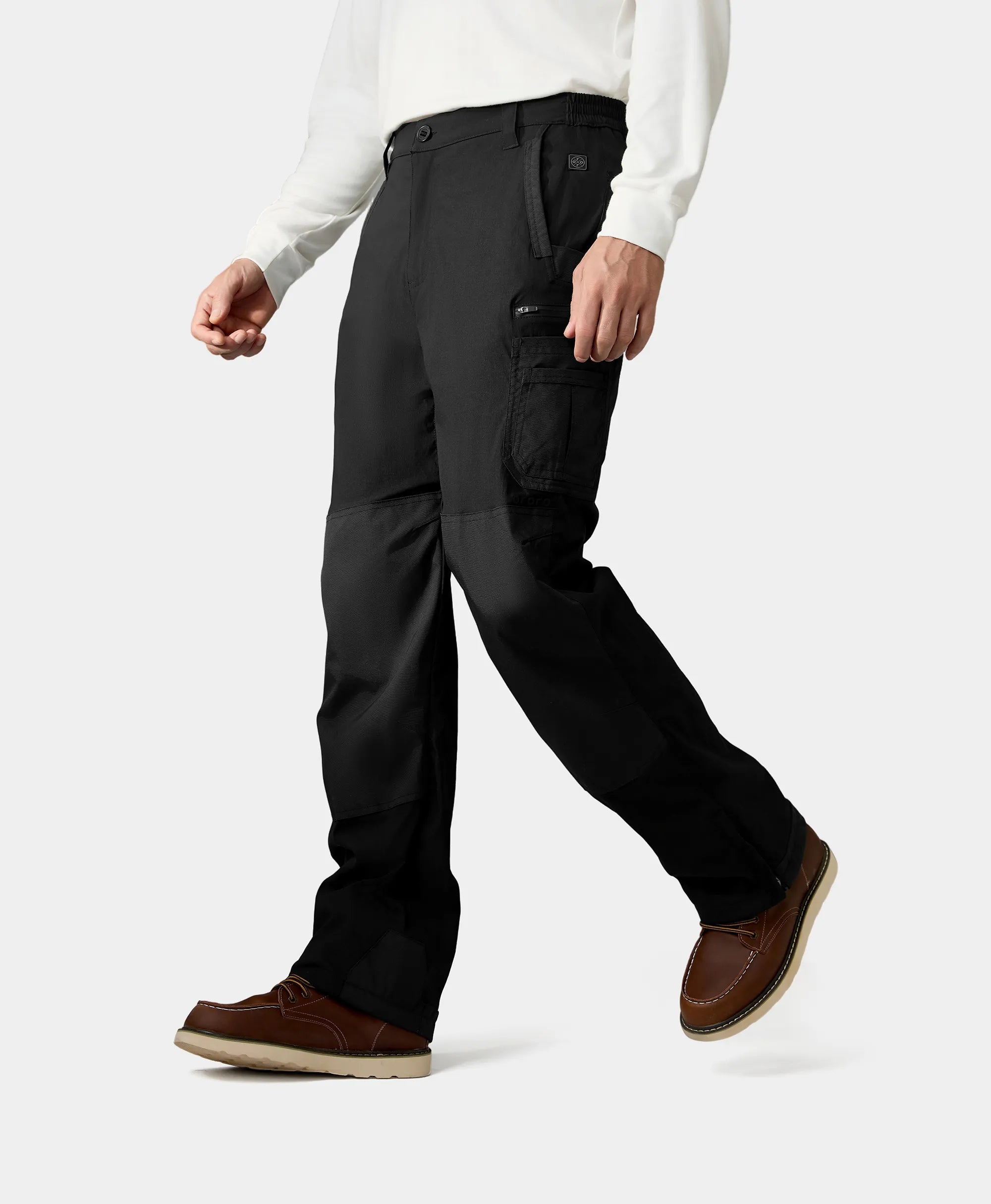 Bristol Men's Heated Utility Fleece Lined Pants, Thumbnail 3