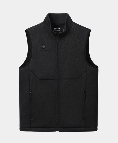 Augusta Tournament Men's 4-Zone Heated Sweater Fleece Vest ,view 1