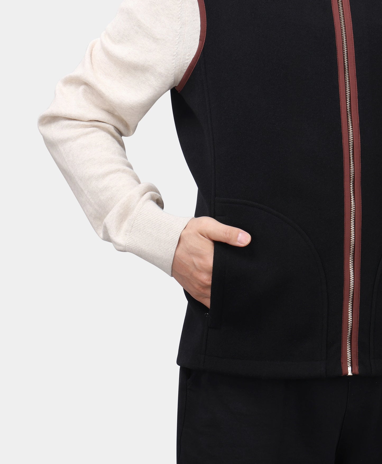 Ascot Men's 4-Zone Heated Wool Vest