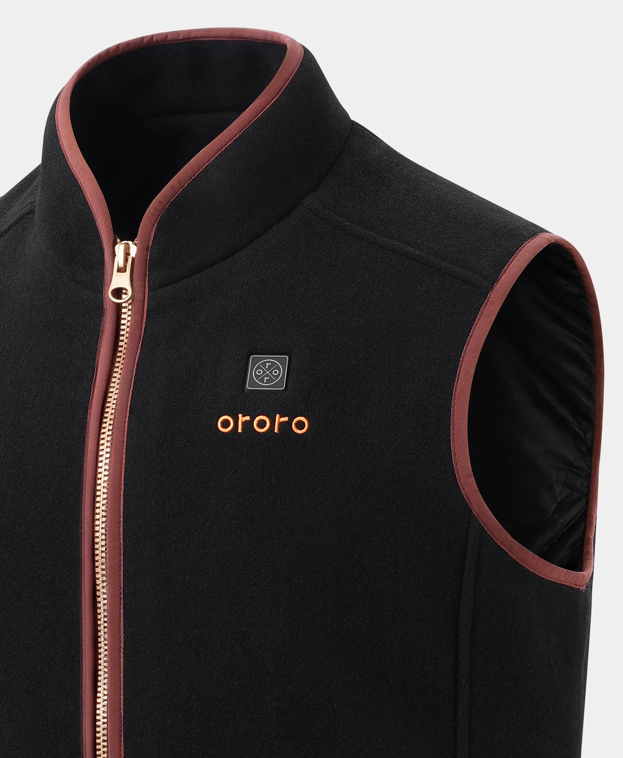 Ascot Men's 4-Zone Heated Wool Vest, Thumbnail 6