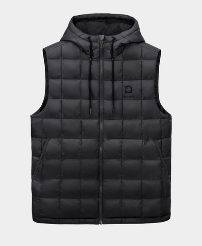 PuffLyte Men's 5-Zone Hooded Heated Vest